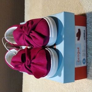 NWT Cat & Jack "Mae" magenta toddler shoes size 6